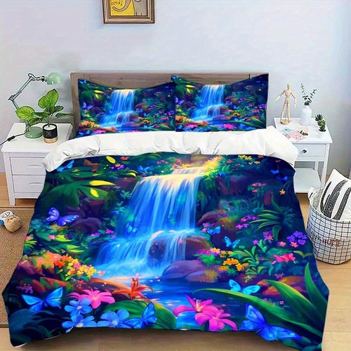 Fairy tale waterfall duvet - tale,