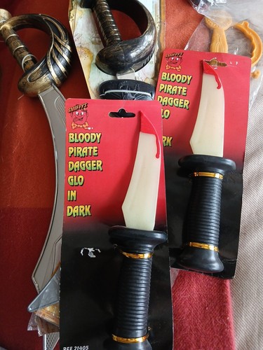 Joblot pirate swords knifes - pirate,