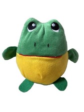 Frog Teddy Bear Plush Stuffed Soft Toy Animal 6" Gift Huggables LTD Green Yellow