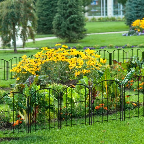 Decorative garden fence - fence, 17in