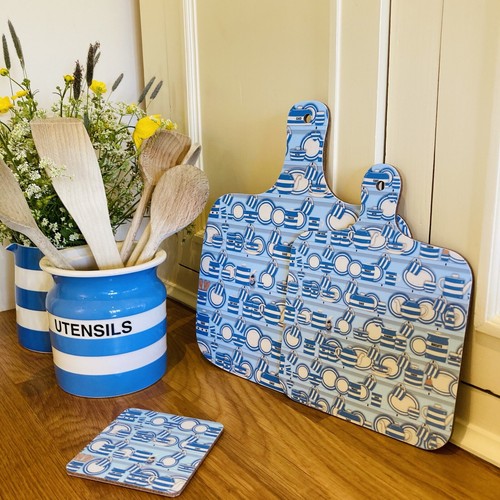 Cornishware inspired dresser - cornishware,