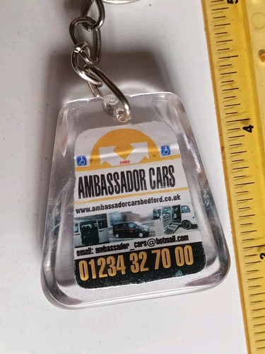 Vintage old keyring car motor - vintage,