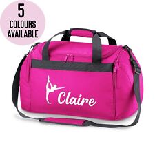 Personalised Name Gymnast Sports Holdall Bag School Dance Girls Gymnastics Gym