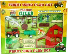 Kids Farm Toy Set Plastic Play
