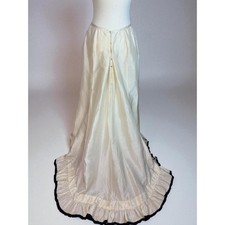 Antique Victorian Silk Skirt