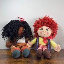 Rosie and jim rag dolls - rag, soft