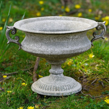 Vase with Handles Grey Urn
