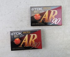 TDK AR 90 Type 1 Blank Audio Tape (sealed) x 2