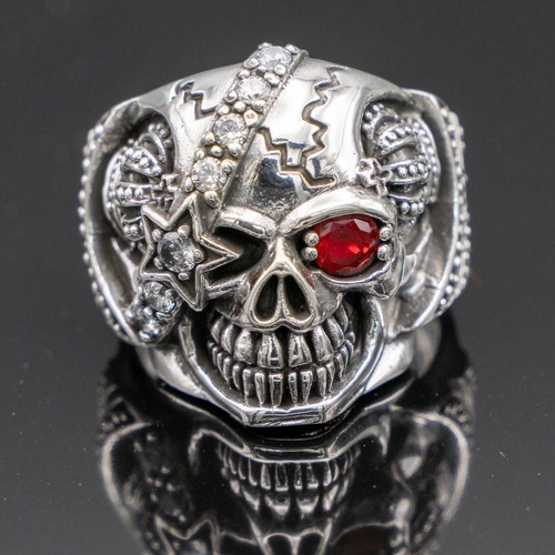 Pirate skull king 925 silver - pirate,