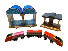 Wooden Train Set: Two Railway