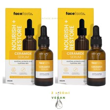 2 x Face Facts Barrier Repair Ceramide Serum 30ml Pro-Vitamin B5 Hyaluronic Acid