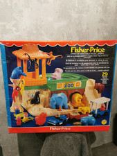 Fisher Price Little People Zoo With Animals.  1984 New, Old Stock. Origional Box