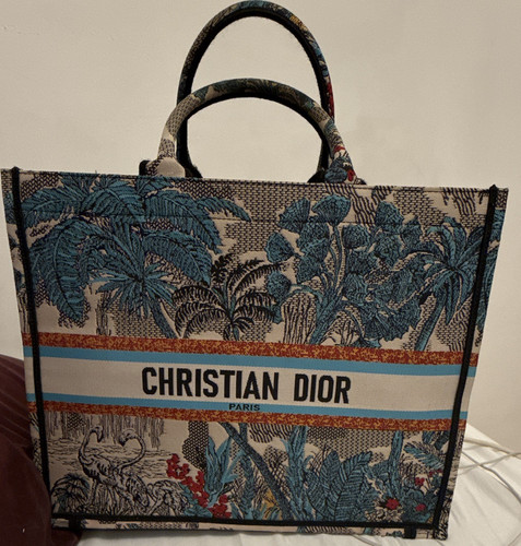 Dior book tote - dior, embroidered