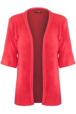 Womens Casual Open Front Cardigan 3/4 Sleeve Cardigan Jacket Ladies Coat Blazer