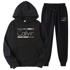 2-pcs Mens Winter Full Tracksuit Hoodie Jogger Sweatshirt Jacket Pants Set new