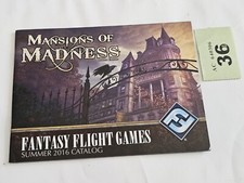 Ephemera Fantasy Flight Games Catalogue 2016 Summer FF (Mansions Of Madness)