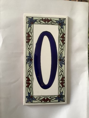 Number house tiles - number,