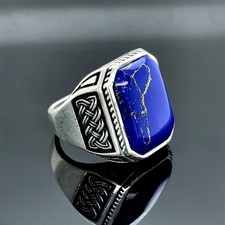 925 Silver Men  Lapis Lazuli