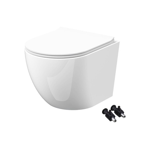 Rimless wall hung - wall, toilet