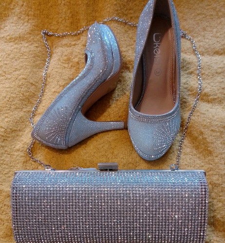 Blingy silver prom - prom, and
