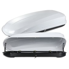 320 Liter Car Roof Top Box White Waterproof Cargo Storage Box Camping Travel