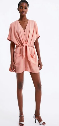 Women zara tie playsuit - zara,