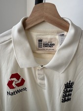 New Balance Men's England Test Cricket Polo Shirt Size XL