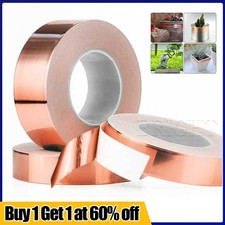20m adhesive copper slug tape - copper,