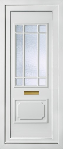White full height upvc - upvc, door