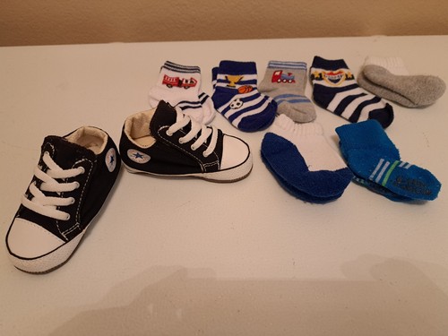 Baby converse sneakers - size, 4