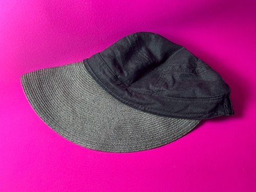 Uniqlo black oversize raffia