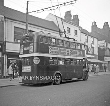 R-60x60mm Bus Negative Trolleybus CDT313 Doncaster Kr W4 50033