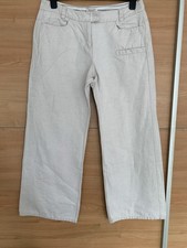 Toast Ecru Denim Wide Leg