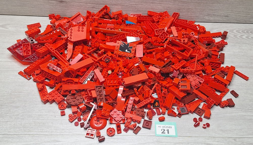 Lego 1000g mixed red - lego,