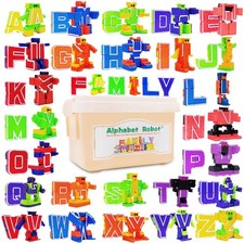 26 Pieces Alphabet Robots for