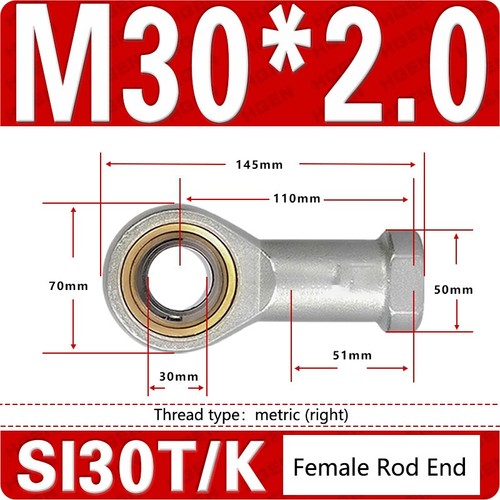 Female rod end bearing - rod,