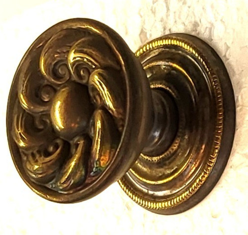 Brass knob pull chest - , drawer