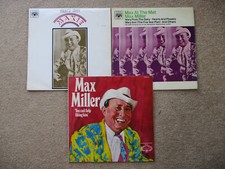 Max Miller. Three albums 33rpm