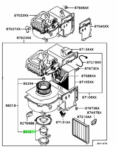 Motor heater blower for - motor,,