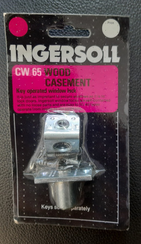 Ingersoll window lock key