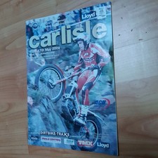 2009 Trials FIM World Championship Programme Carlisle Great Britain 