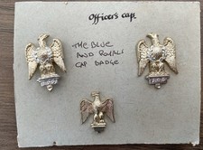 The Blues and Royals Officers cap badges & collar, British Cavalry Regiment 