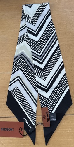 Missoni chevron zig - zag, black