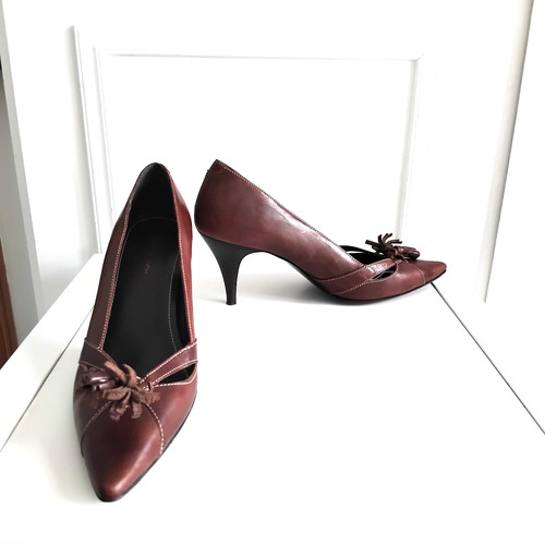Next brown leather pointed toe - next,