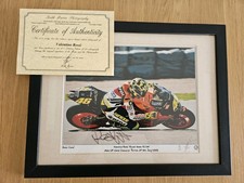 Valentino Rossi Signed Framed
