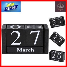 Perpetual Wooden Desk Calendar