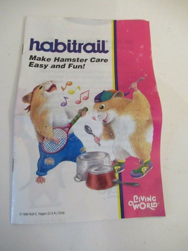Habitrail hamster care - hamster,