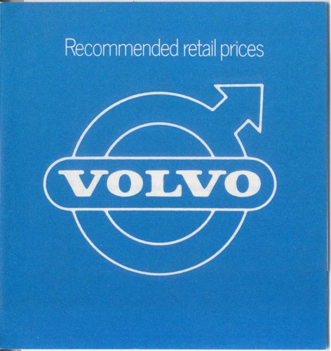 Volvo price list september - list,