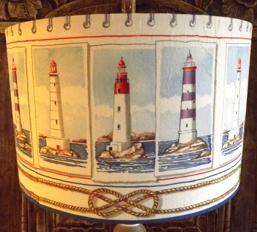 Shabby chic lamp - shabby,