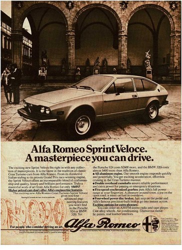 1978 alfa romeo sprint - sprint, veloce